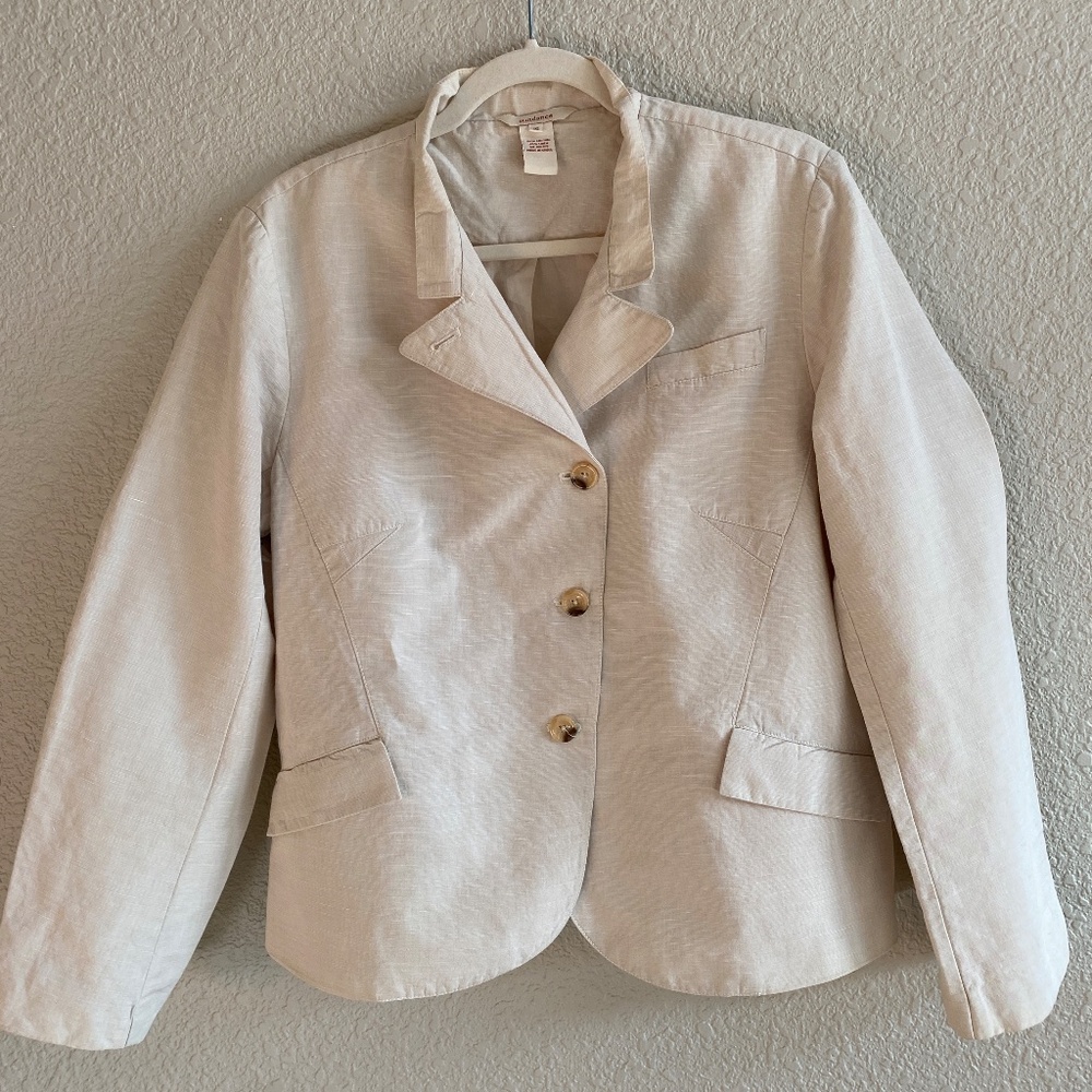 Sundance Linen Blazer, SIZE 16
